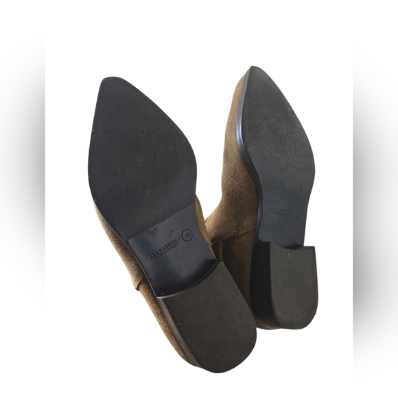 AllSaints Womens Tejus Suede Ankle Zip Boot Size 40 - Picture 6 of 7